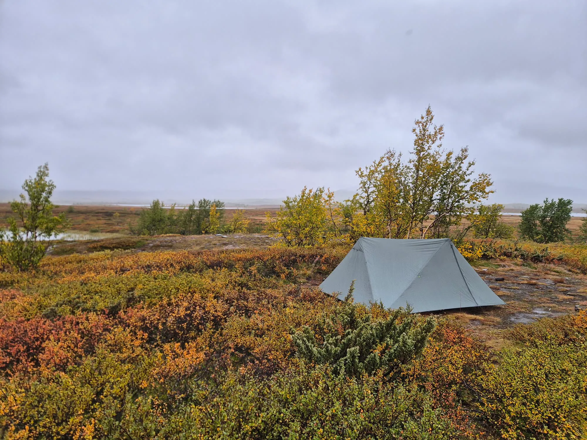 First camp site near Pårek