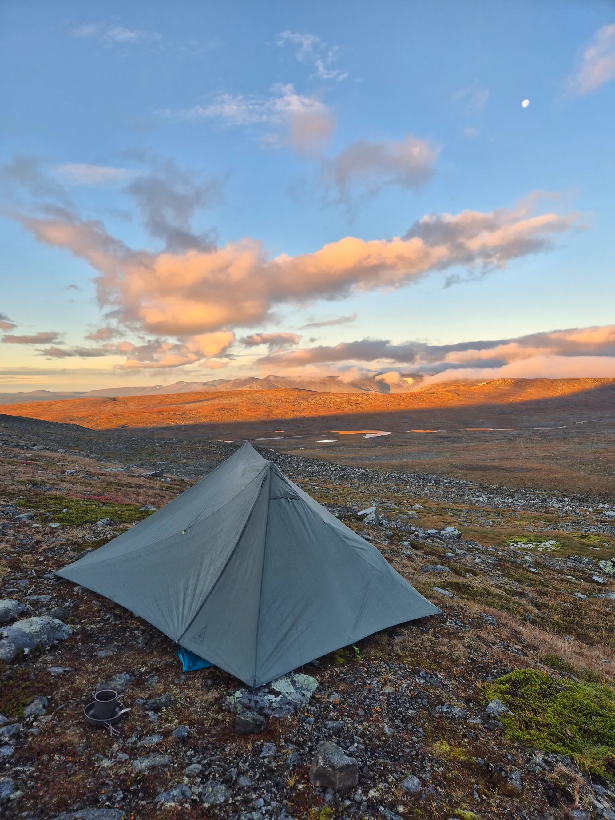 Sunrise before the summit climb
