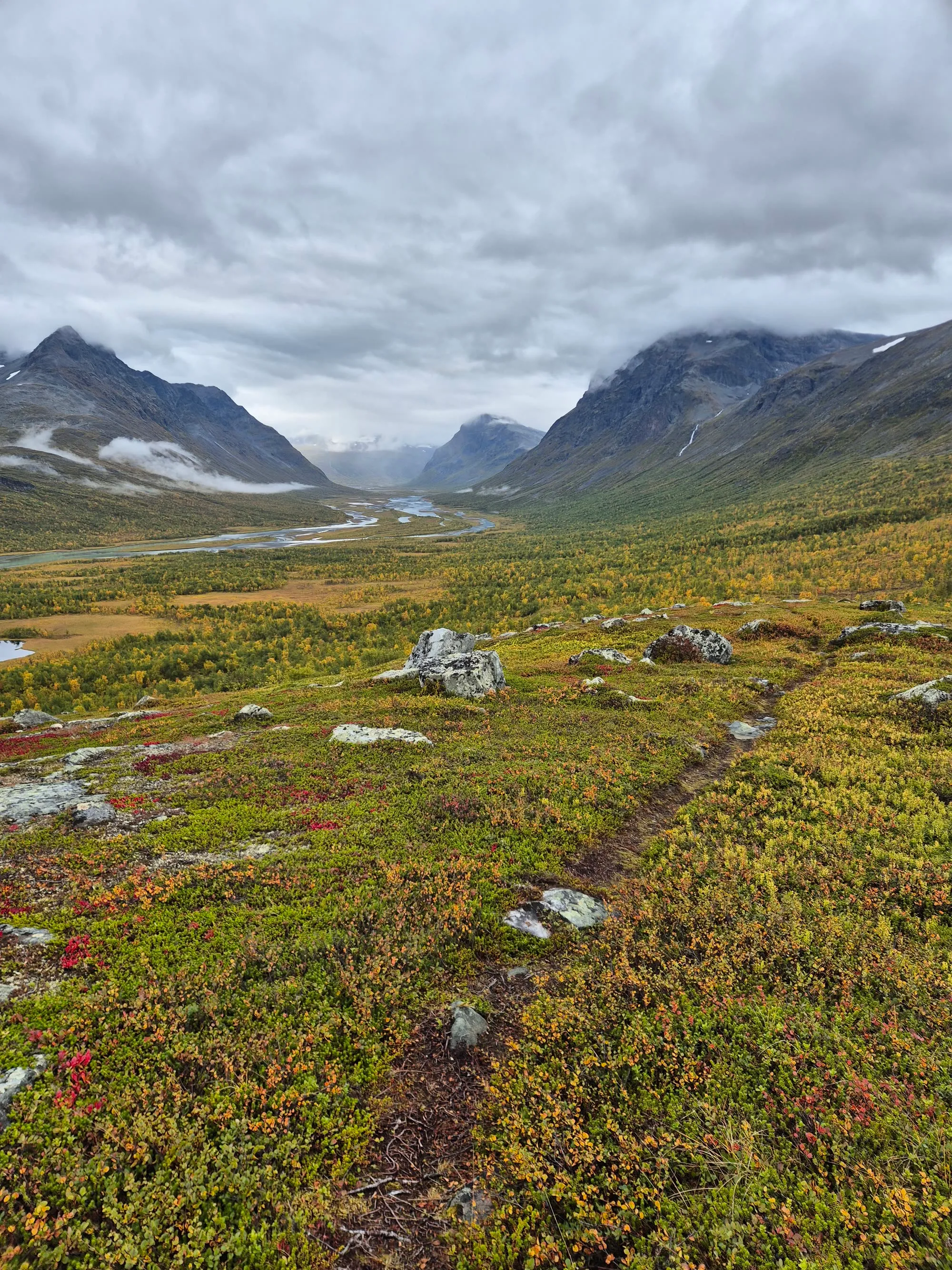 Looking back at Rapadalen